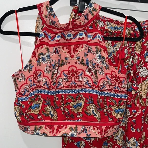 2 piece colorful floral pants set Size Large - Picture 2 of 9